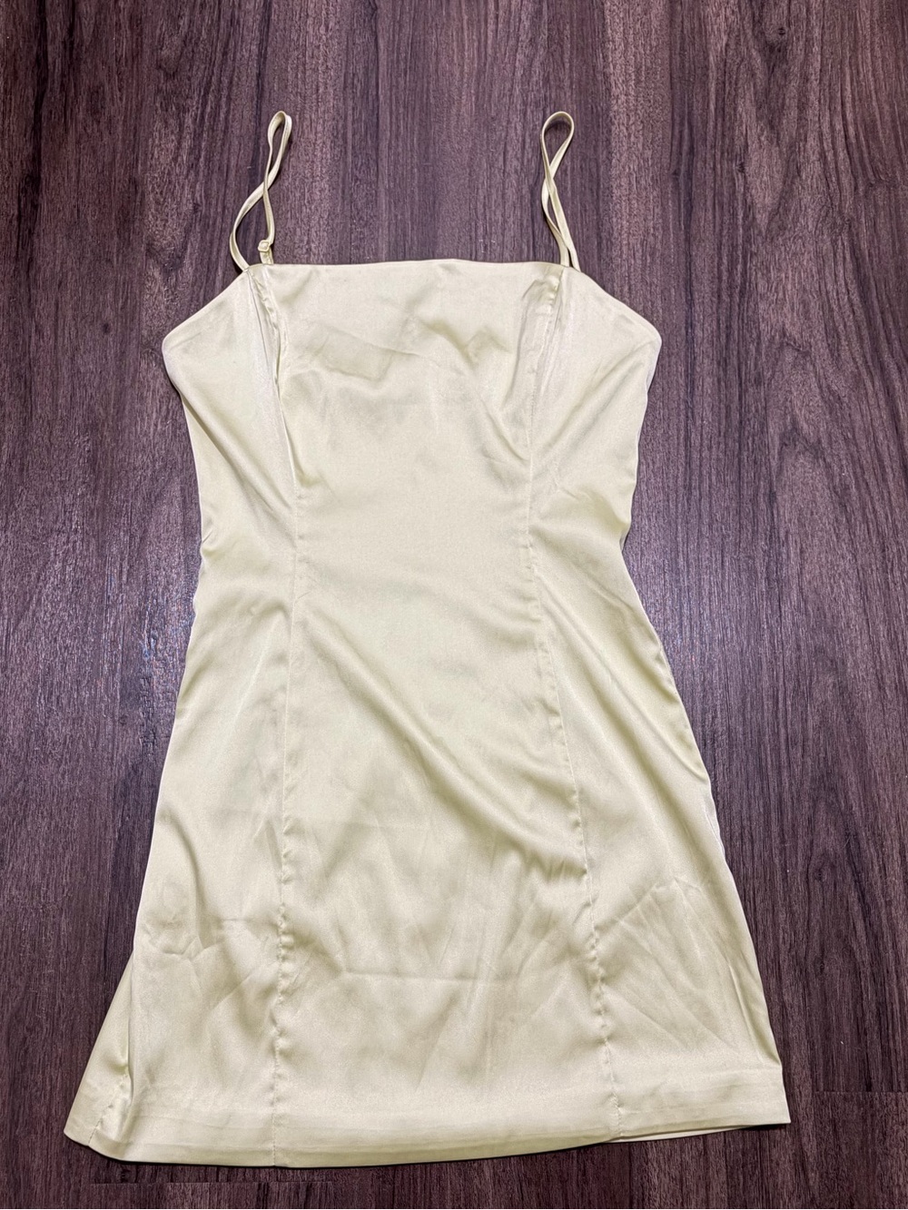 Yellow Aritzia Slip Dress